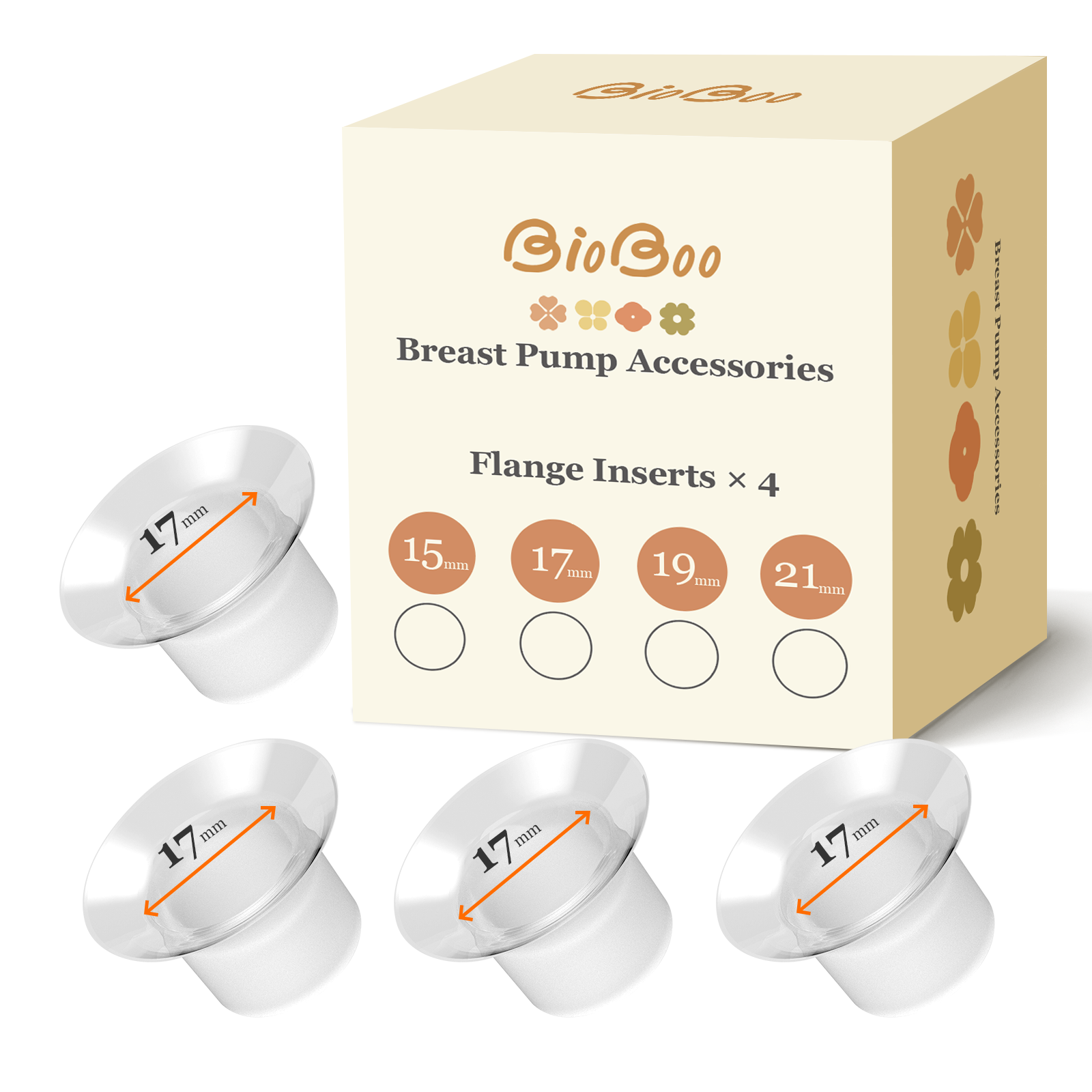 BIOBOO Breast Pump Replacement Parts--Inserts